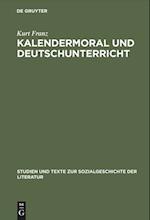 Kalendermoral Und Deutschunterricht