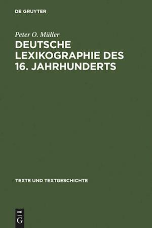 Deutsche Lexikographie des 16. Jahrhunderts