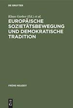 Europäische Sozietätsbewegung und demokratische Tradition