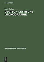 Deutsch-lettische Lexikographie