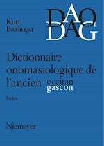 Dictionnaire onomasiologique de l'ancien occitan et de l'ancien gascon (DAO/DAG)