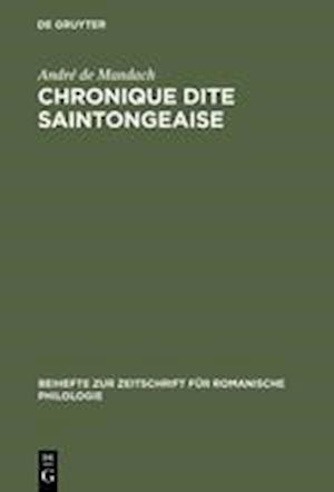 Chronique dite Saintongeaise