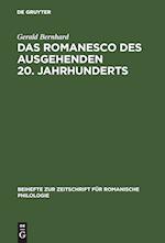 Das Romanesco des ausgehenden 20. Jahrhunderts