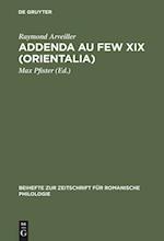 Addenda au FEW XIX (Orientalia)