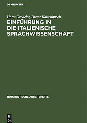 Einführung in die italienische Sprachwissenschaft