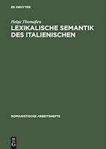 Lexikalische Semantik des Italienischen