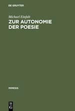 Zur Autonomie der Poesie