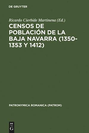 Censos de Población de la Baja Navarra (1350-1353 Y 1412)