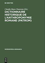 Dictionnaire Historique de l'Anthroponymie Romane (Patrom)