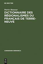 Dictionnaire des régionalismes du français de Terre-Neuve