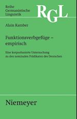 Funktionsverbgefüge - empirisch