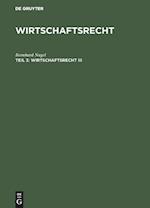 Wirtschaftsrecht III