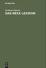 Das REXX Lexikon