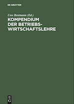 Kompendium Der Betriebswirtschaftslehre