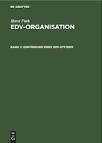 EDV-Organisation, Band 2, Einführung eines EDV-Systems