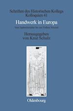 Handwerk in Europa