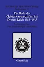 Die Rolle der Geisteswissenschaften im Dritten Reich 1933-1945