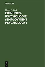 Eignungs-Psychologie (Employment Psychology)