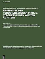 Ergebnisse der Forschungsreisen Prof. E. Stromers in den Wüsten Ägyptens, V. 3, V. Tertiäre Wirbeltiere, 3. Die mittel- und obereocäne Fischfauna Ägyptens mit besonderer Berücksichtigung der Teleostomi