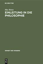 Einleitung in Die Philosophie