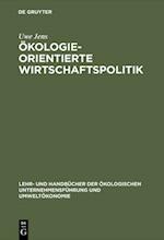 Ökologieorientierte Wirtschaftspolitik