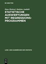 Statistische Auswertungen mit Regressionsprogrammen