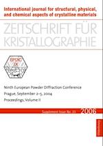 Ninth European Powder Diffraction Conference