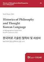 Histories of Philosophy and Thought in Korean Language