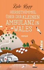 Herbsthimmel über der kleinen Ambulanz in Wales