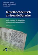 Mittelhochdeutsch als fremde Sprache