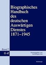 Biographisches Handbuch des deutschen Auswärtigen Dienstes 1871-1945