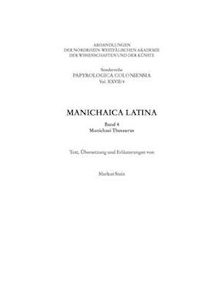 Manichaica Latina Band 4