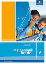 Mathematik heute 6. Arbeitsheft mit Lösungen. Bayern