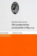 Kouremenos, T: Proportions in Aristotle's Phys. 7.5