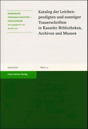 Katalog der Leichenpredigten in Kasseler Bibliotheken