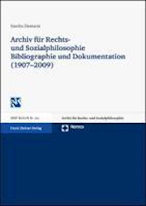 Ziemann, S: Archiv für Rechts- und Sozialphilosophie: Biblio