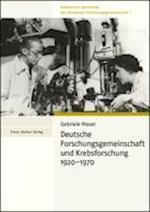 Moser, G: Deutsche Forschungsgemeinschaft und Krebsforschung