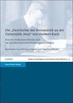 Die "Geschichte der Romanistik an der Universität Jena" von Herbert Koch