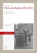 Politische Reden 1919-1933