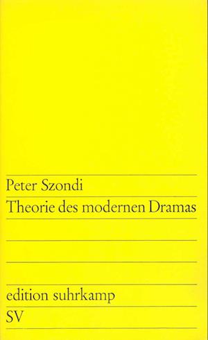Theorie des modernen Dramas