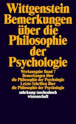 Bemerkungen über die Philosophie der Psychologie