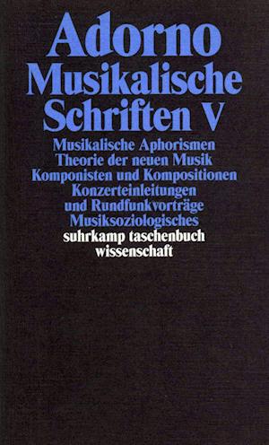 Musikalische Schriften 5