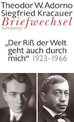 Briefwechsel 7. Theodor W. Adorno/Siegfried Kracauer. Briefwechsel 1923-1966