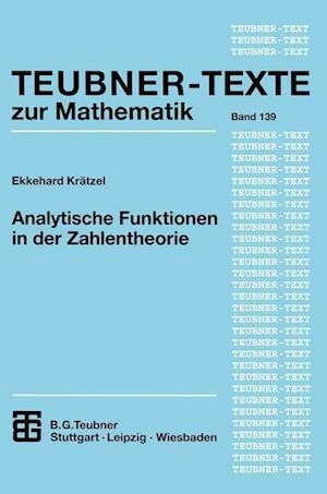 Analytische Funktionen in der Zahlentheorie