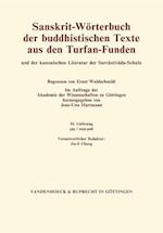 Sanskrit-Wörterbuch der buddhistischen Texte aus den Turfan-