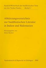 Abkuerzungsverzeichnis/buddhistischen Literatur