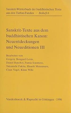 Sanskrit-Texte a. buddhist. Kanon 3