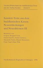 Sanskrit-Texte a. buddhist. Kanon 3