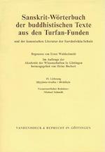 Sanskrit-Worterbuch Der Buddhistischen Texte Aus Den Turfan-Funden. Lieferung 15