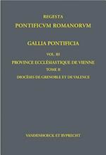 Gallia Pontificia. Vol. III
